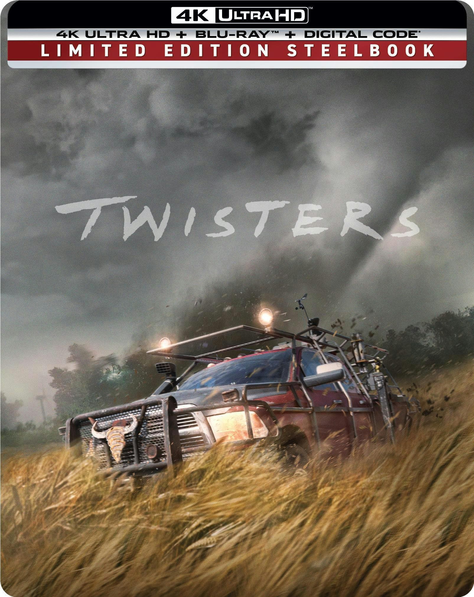 Twisters - Limited Edition Steelbook (4K Ultra HD + Blu-ray + Digital) [UHD] [Standard] [4K Ultra HD Blu-ray]
