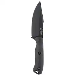 KA-BAR - 4.5" Straight Edge Fixed Blade BK18 Becker Harpoon w/ Sheath - Black