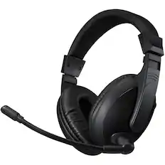 Front. Adesso - Adesso Xtream H5U - USB Stereo Headset with Microphone - Noise Cancelling - Wired- Lightweight - Works with Computer - Red.