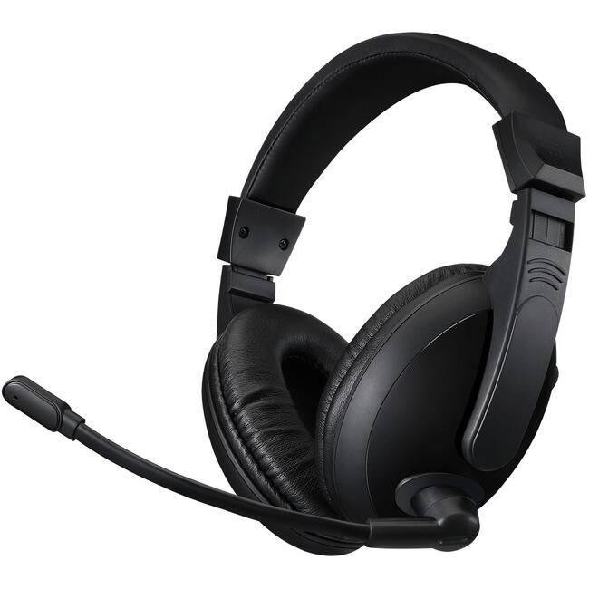 Front. Adesso - Adesso Xtream H5U - USB Stereo Headset with Microphone - Noise Cancelling - Wired- Lightweight - Works with Computer - Unknown.