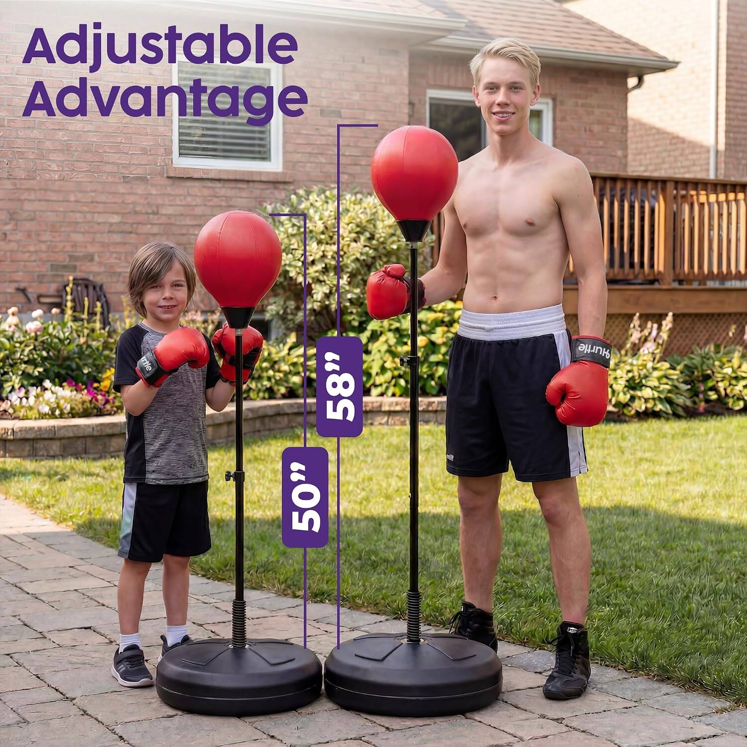 Adjustable Advantage

rtle

50"

58"

Hurtle