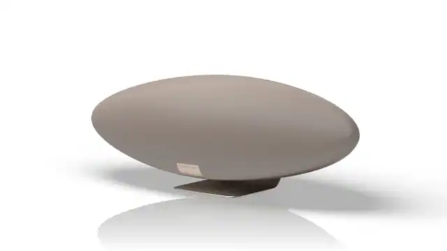 Front. Bowers & Wilkins - Zeppelin Pro Edition 3.5" Hi-Res 240W Wireless Speaker (Each) - Solar Gold.