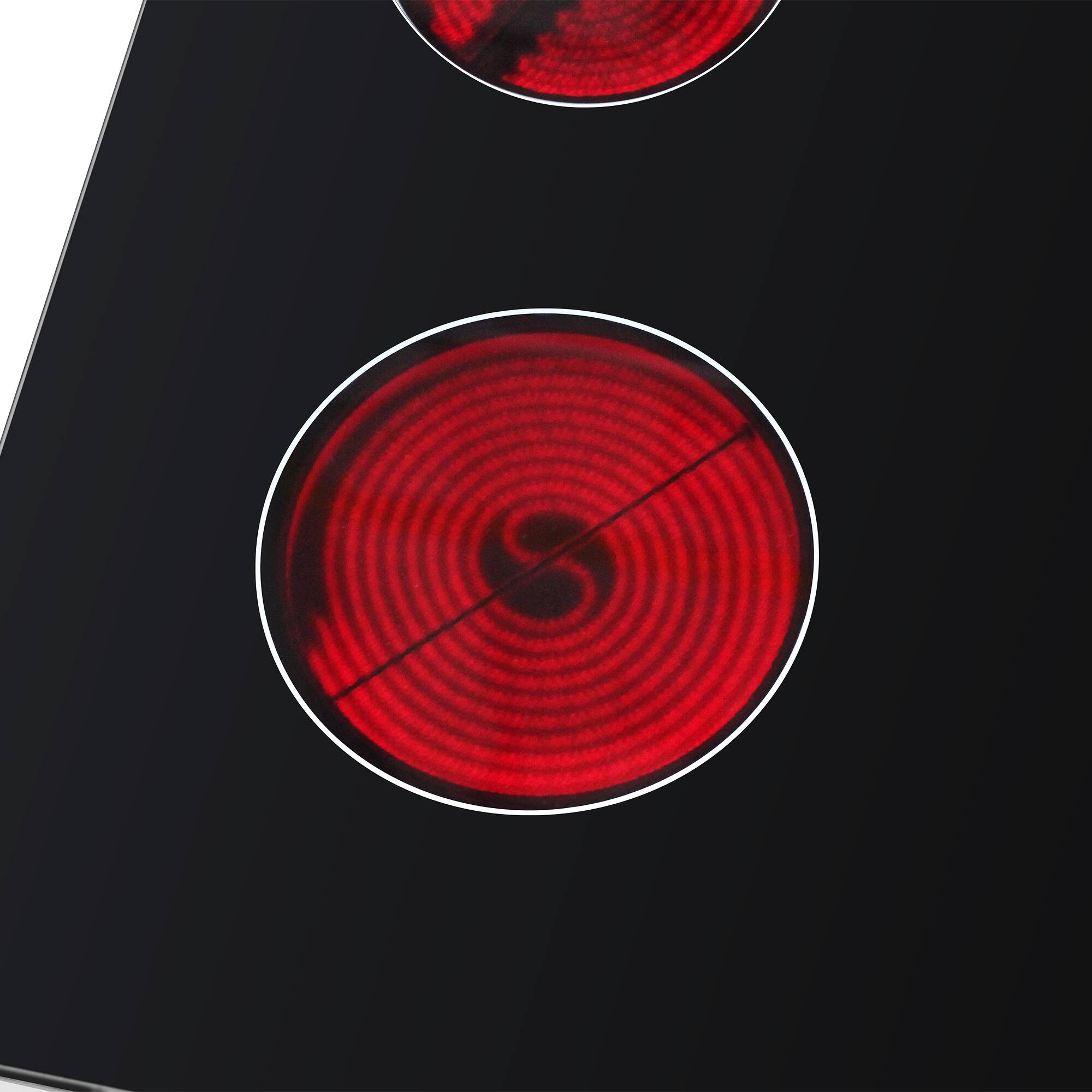 Alt View 7. COSMO - COS-RES304SS 30 in. Stellar Collection 4.6 cu. ft. Electric Range, 4 Burner Ceramic Glass Cooktop, Convection Oven - Stainless Steel.