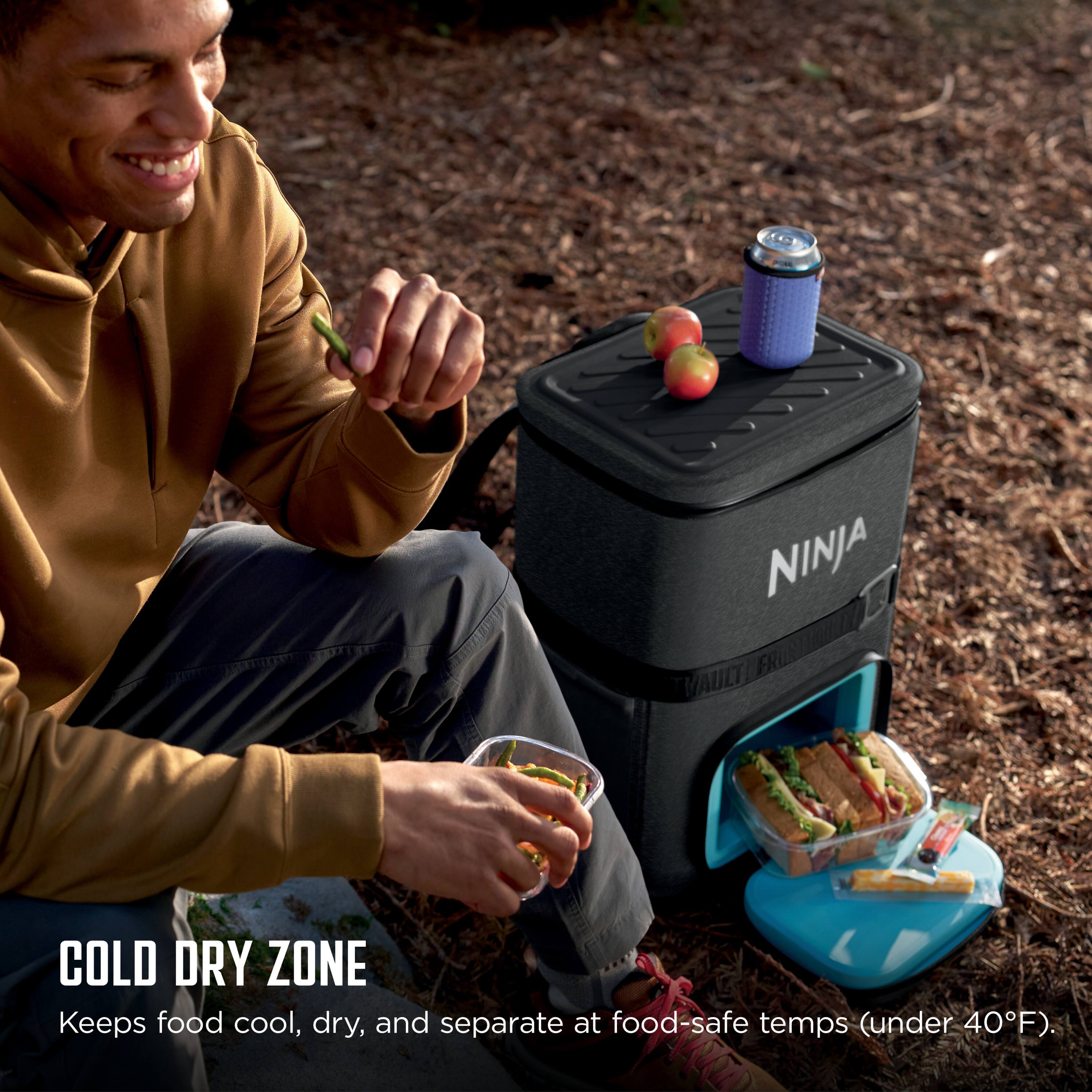 Ninja Outdoor FrostVault Go 36 Can Soft Cooler with Cold Dry Zone