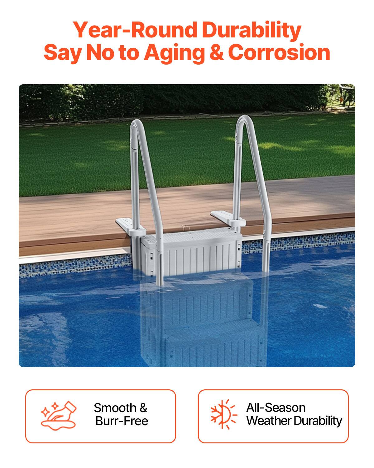 Year-Round Durability  
Say No to Aging & Corrosion  

Smooth & Burr-Free  
All-Season Weather Durability