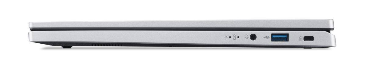 Alt View 2. Acer - Refurbished Aspire 3 - 14" Touchscreen Laptop Intel Core i3-N305 1.8GHz 8GB RAM 256GB SSD Windows 11 Home - Pure Silver.