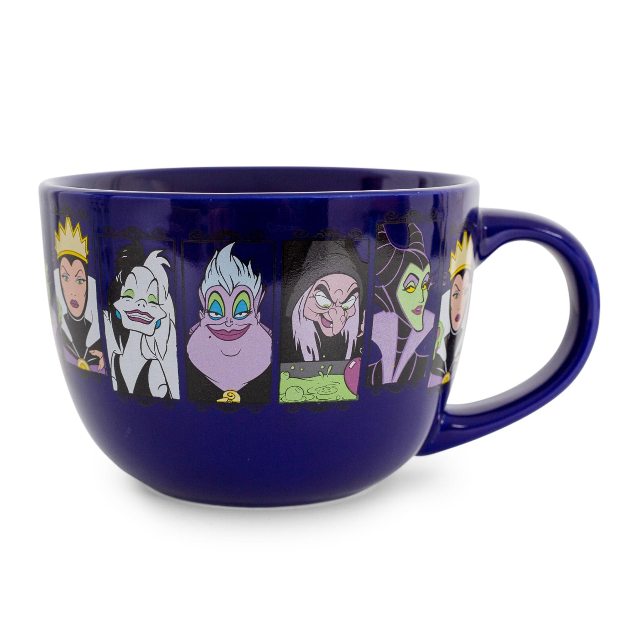 Silver Buffalo - Disney Villains Close-Up Panels Ceramic Soup Mug | 24 Ounces - Blue price history on PriceWatchPro