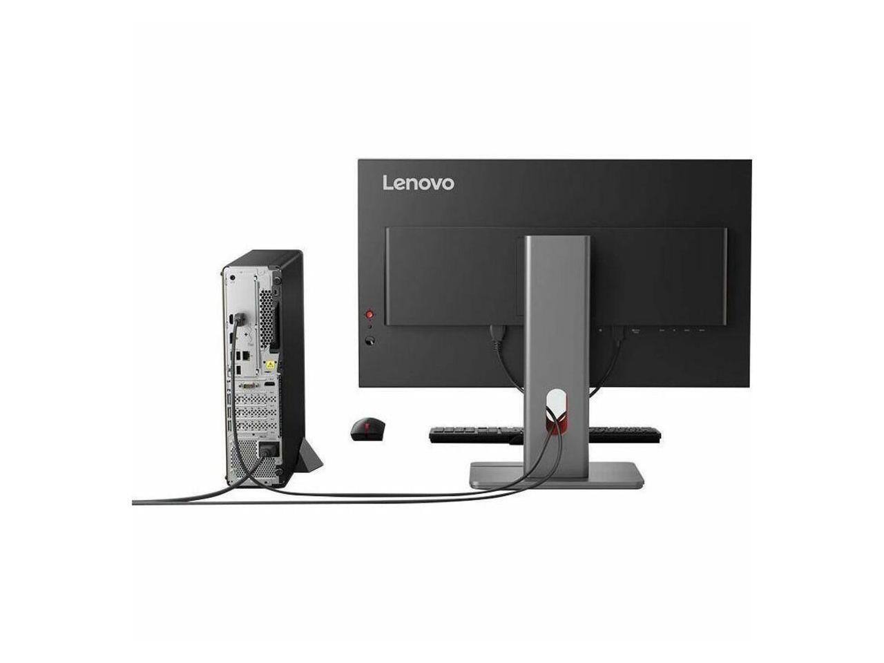 Alt View 1. Lenovo - Lenovo ThinkCentre M70s Gen 6 - Intel Core Ultra 5 - 16 GB - 512 GB SSD - Small Form Factor - Black - Windows 11 Pro - Black.