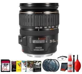 Canon - EF 28-135mm f/3.5-5.6 IS USM Lens – Versatile Everyday Zoom Lens with Image Stabilization + More - Black