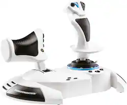 Thrustmaster - Hotas One Microsoft Flight Edition Joy Stick for Xbox, PC - White - Front_Zoom