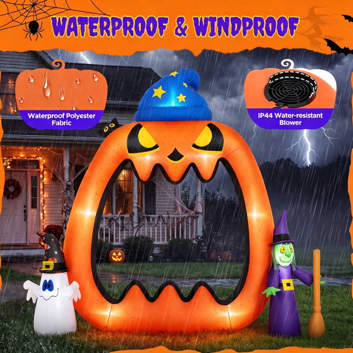 WATERPROOF & WINDPROOF

Waterproof Polyester Fabric

IP44 Water-resistant Blower