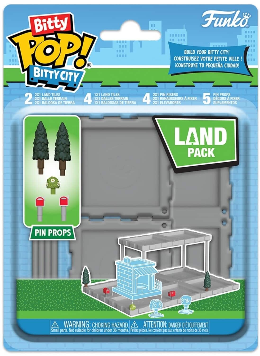 Funko Bitty City: Expansion - Land Kit - COLLECTABLES - Multicolor