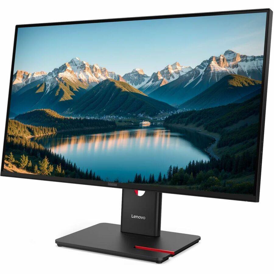 Alt View 7. Lenovo - Lenovo ThinkVision T27Q-40 27" Class WQHD LED Monitor - 16:9 - Eclipse Black - 27" Viewable - In-plane Switching (IPS) - Black.