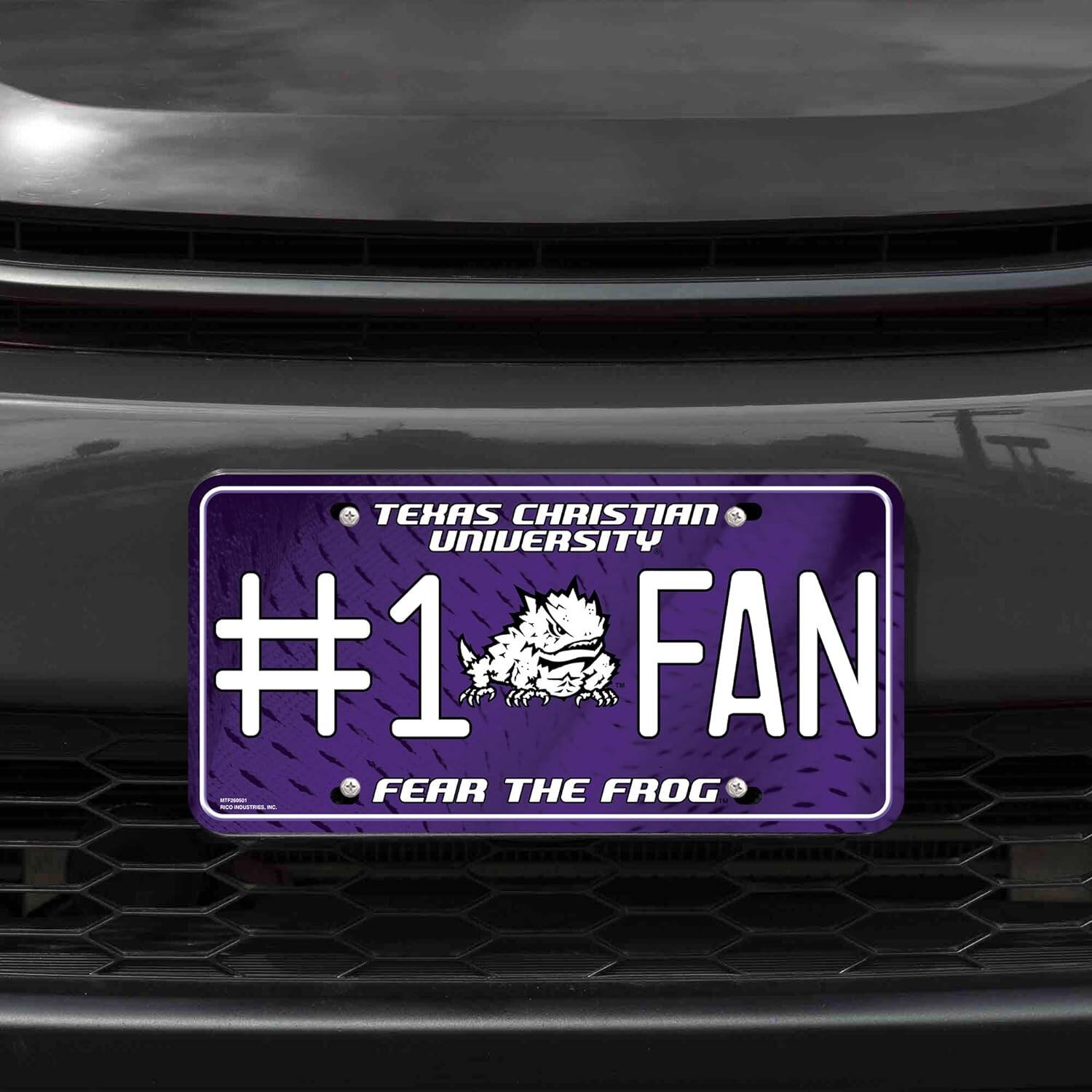 TEXAS CHRISTIAN UNIVERSITY  
#1 FAN  
FEAR THE FROG