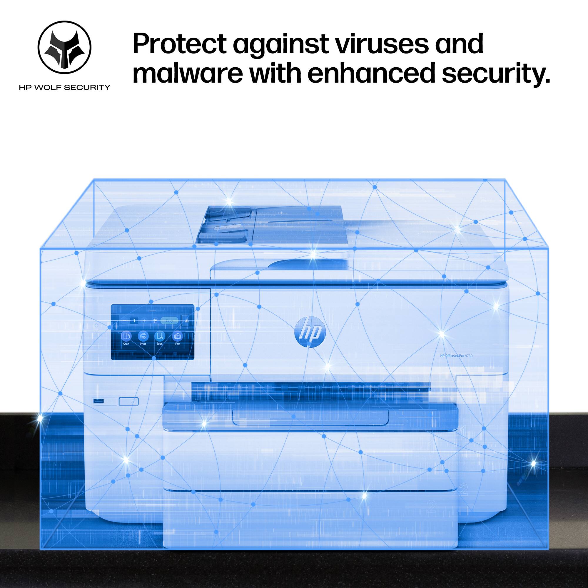 Protect against viruses and malware with enhanced security.  
HP WOLF SECURITY
