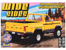 Level 3 Model Kit 1980 Ford F-150 Dually Pickup Truck 1/25 Scale Model by Revell
