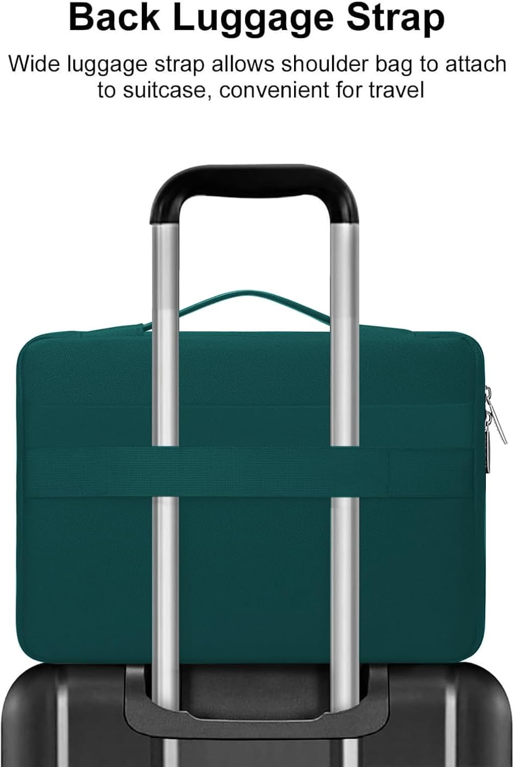 Back Luggage Strap

Wide luggage strap allows shoulder bag to attach to suitcase, convenient for travel