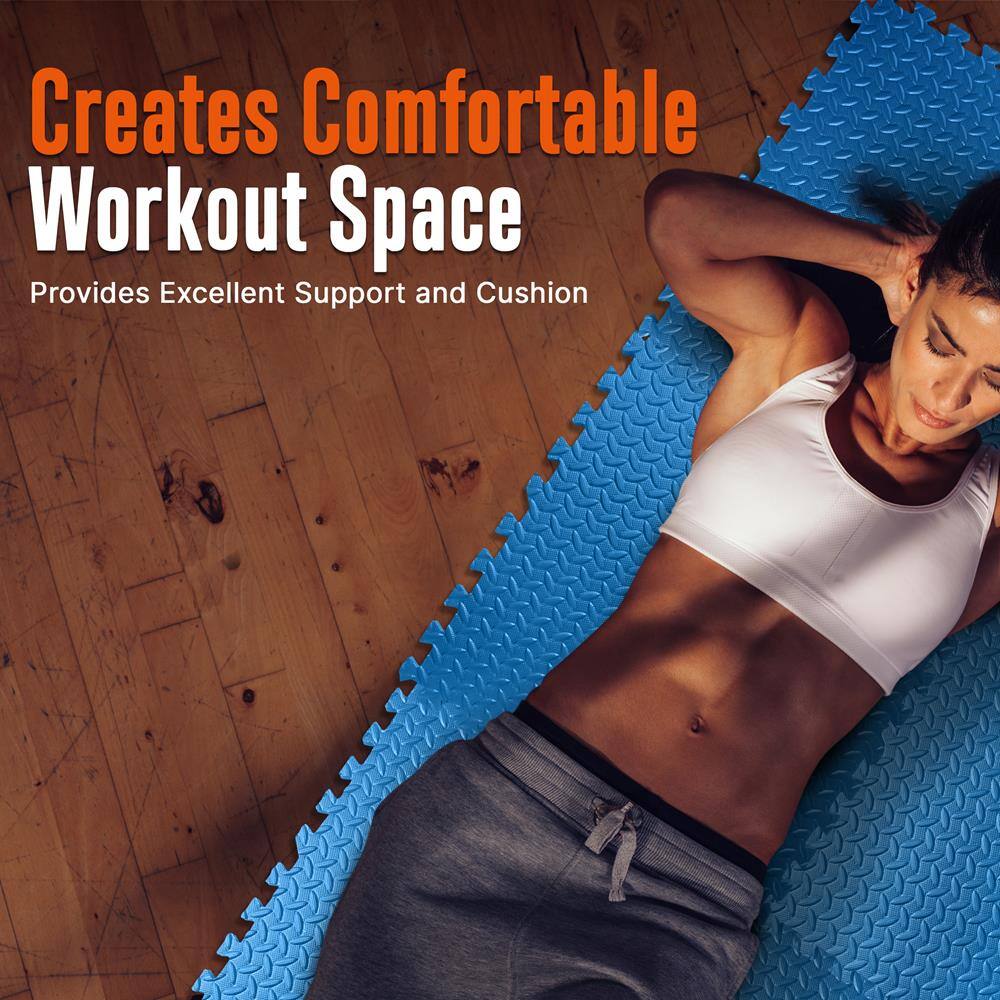 Creates Comfortable Workout Space  
Provides Excellent Support and Cushion