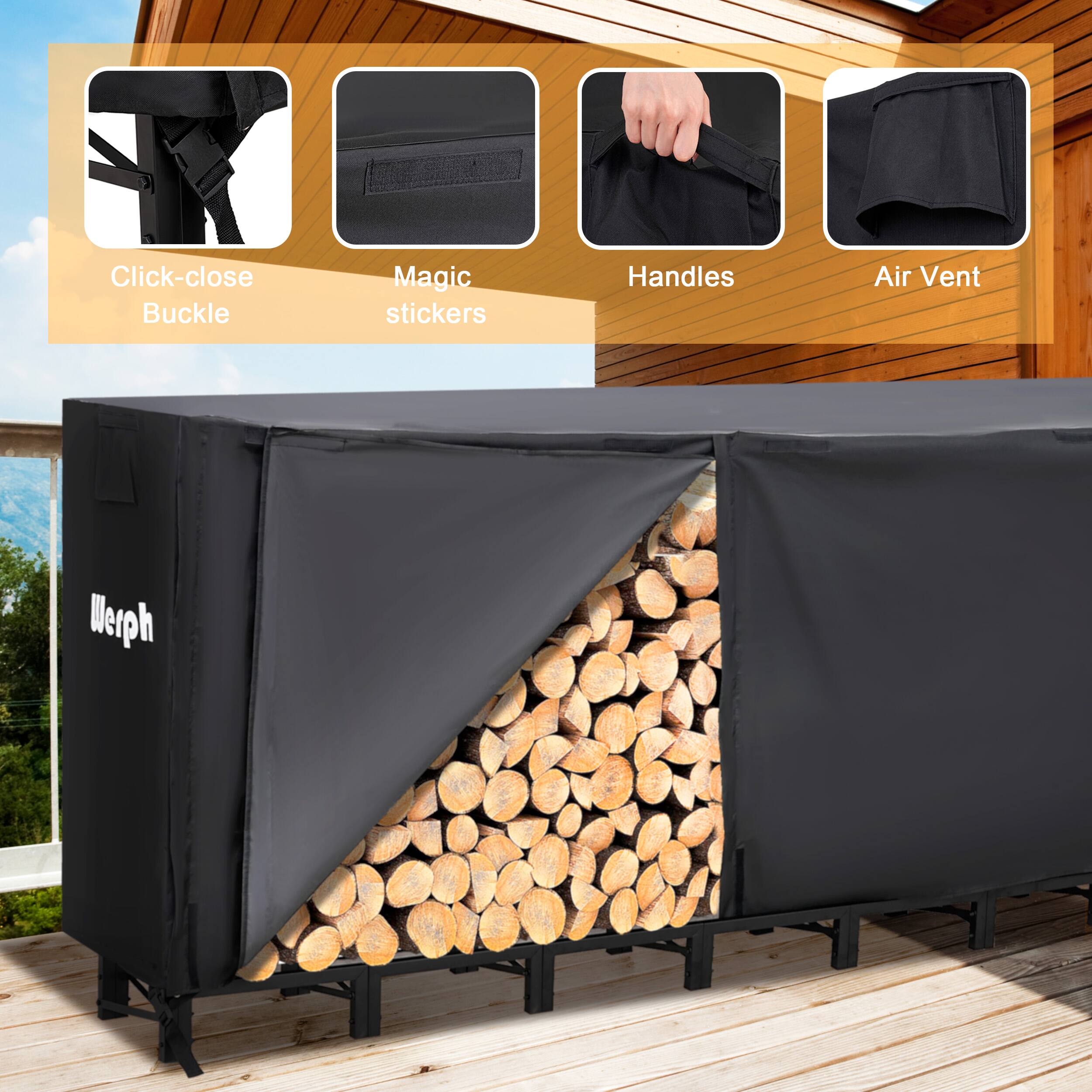 Click-close Buckle  
Magic stickers  
Handles  
Air Vent  
Werph