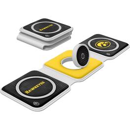 Keyscaper - Iowa Hawkeyes 3-in-1 Foldable Charger - White