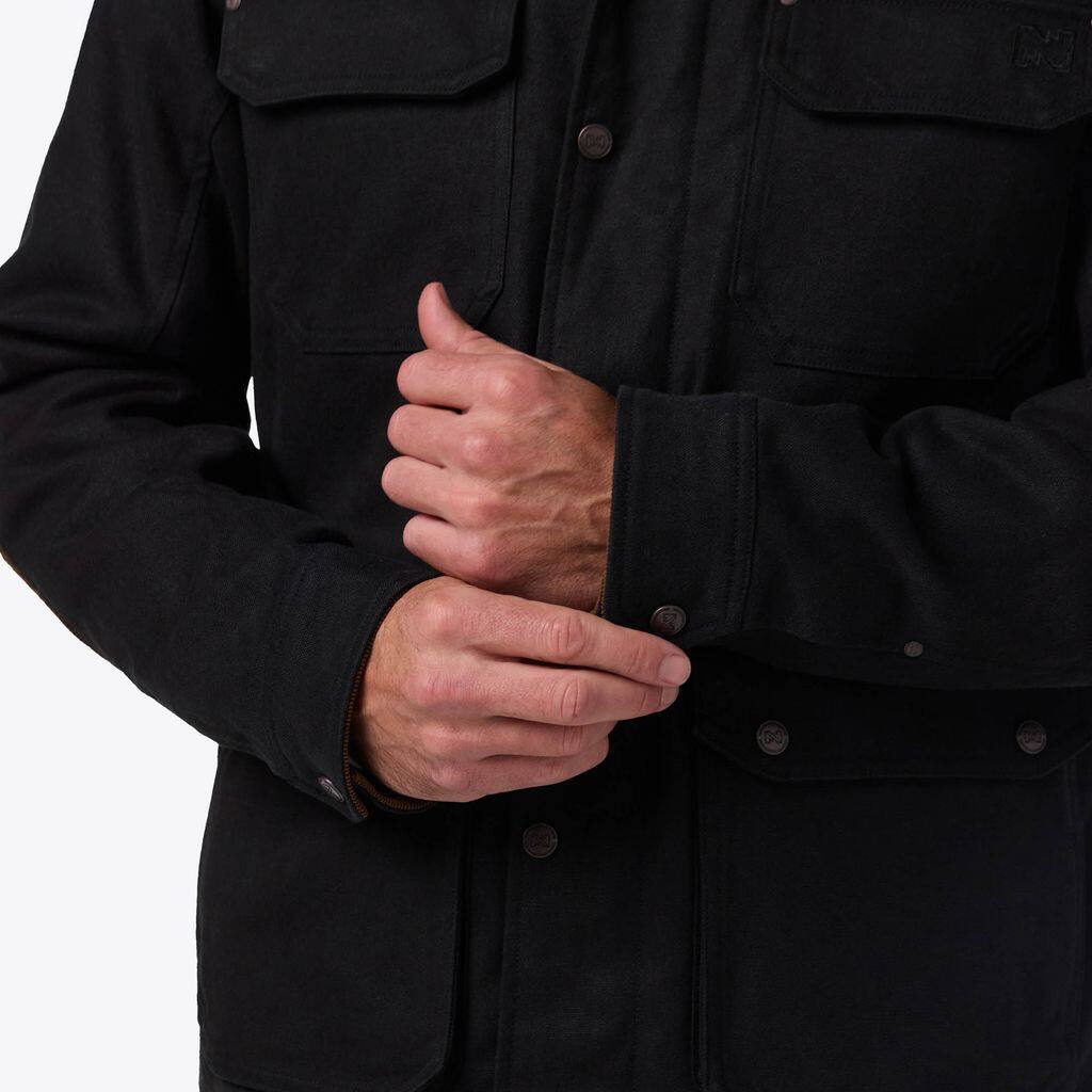 Alt View 4. Mobile Warming - App Controlled Men's Ranch 3/4 Heated Jacket - Black.