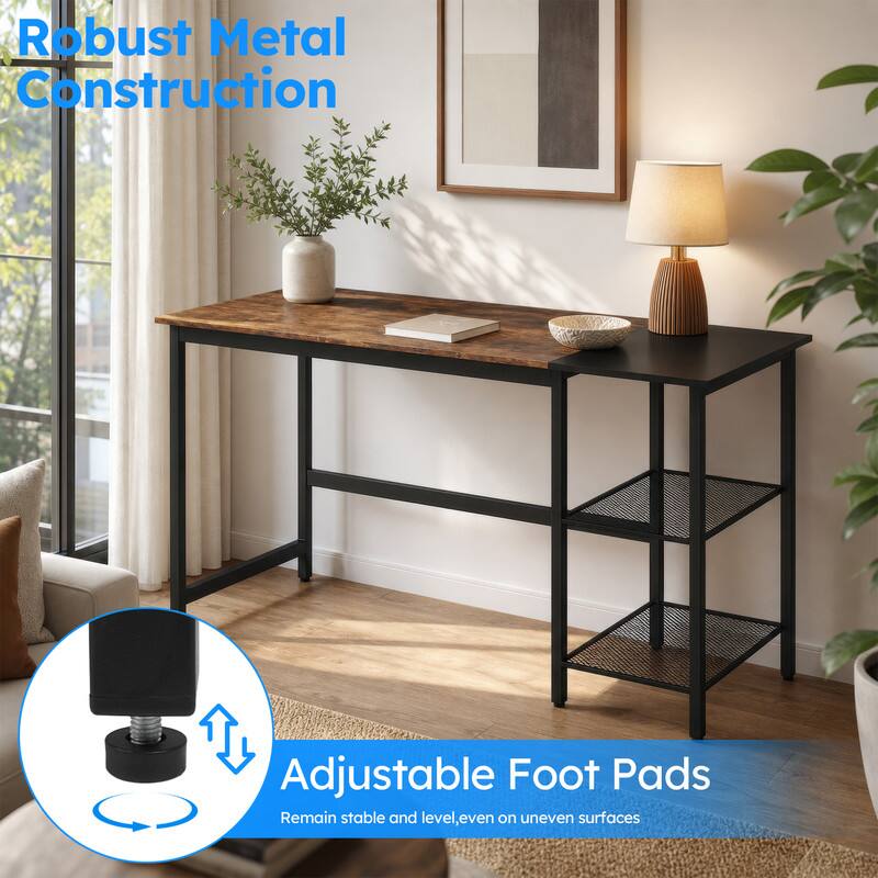 Robust Metal Construction

Adjustable Foot Pads

Remain stable and level, even on uneven surfaces