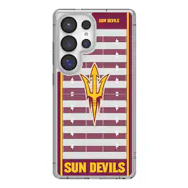 Keyscaper - NCAA - Arizona State Sun Devils Field Galaxy Clear Case - S24 Ultra - Multicolor
