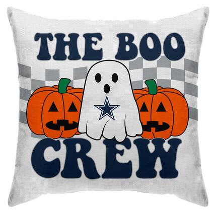Front. Pegasus - Dallas Cowboys 18'' x 18'' Boo Crew Duck Cloth D-cor Pillow Cover - Multicolor.