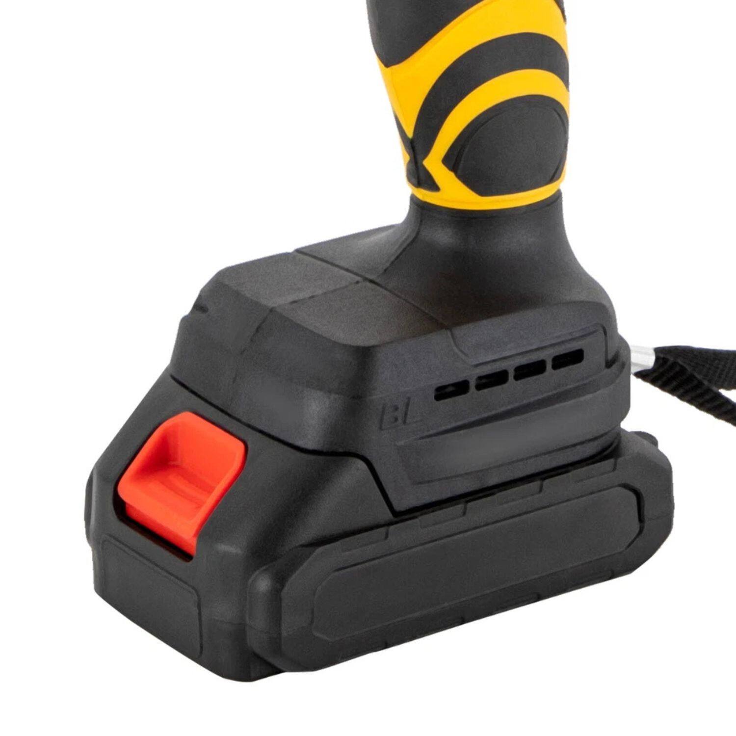 Back. Home Collection - 6" Mini Cordless Electric Chainsaw 20V – Handheld Chain Saw w/ 2 Batteries & 2 Chains.