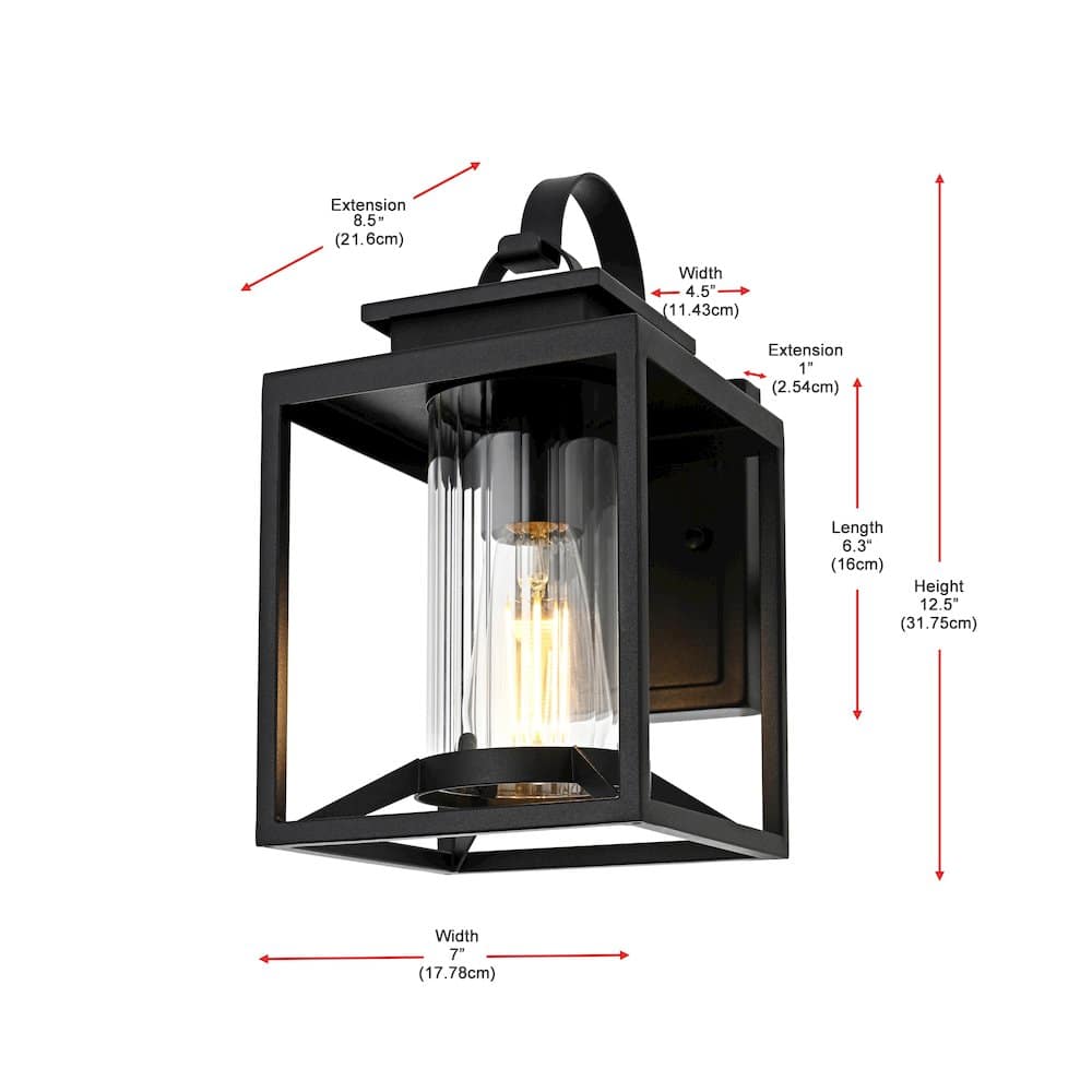 Elegant Lighting - Witte 7 inch Outdoor Pendant - Black price history on PriceWatchPro