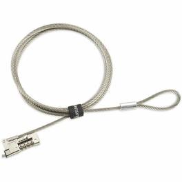 Kensington - Slim NanoSaver 2.0 EQ Combination Laptop Lock - Resettable - 6 ft Cable - Resettable - 4-wheel - Combination