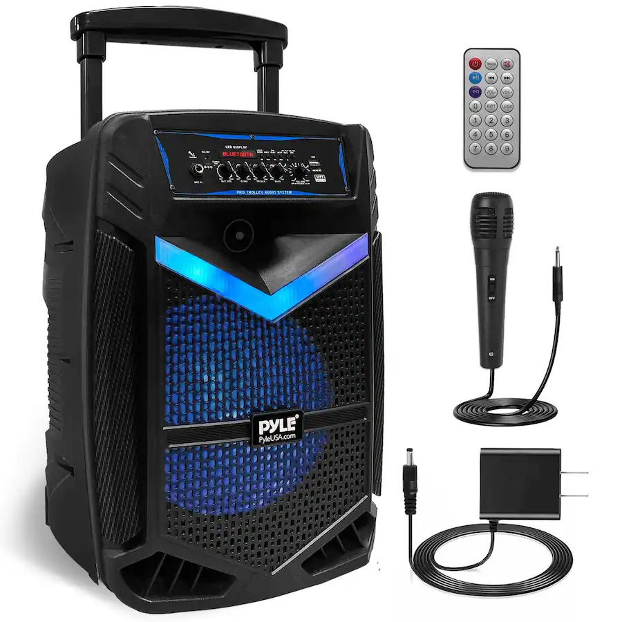 Pyle Portable Bluetooth PA Speaker System 1200W PPHP1542B - Best Buy