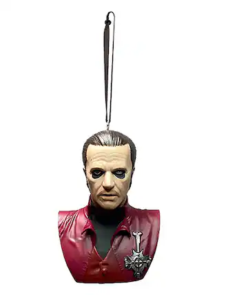 Front. Trick or Treat Studios - Ghost Holiday Horrors Ornament | Cardinal Copia - Red.