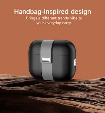 SURITCH Magnetic Lock Bumper Case for AirPods Pro 3, Handbag Style SURITCH Magnetic Lock Bumper Case for AirPods Pro 3, Handbag Style
