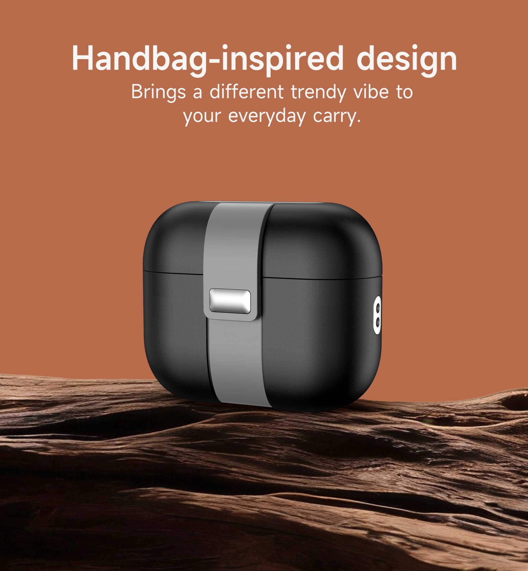 Handbag-inspired design  
Brings a different trendy vibe to your everyday carry.