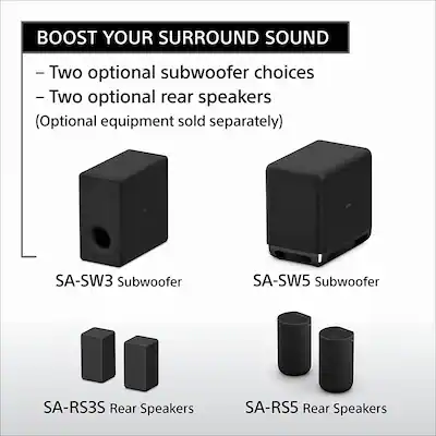 Dolby Audio Setup Sony Tv With Alexa Sony HT A5000 Dolby Atmos