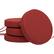 Front. Outsunny - Chair Cushions Set of 4 Round Seat Cushions for Dining Bistro Chairs Machine Washable, 15" x 15" x 3" - Wine Red.