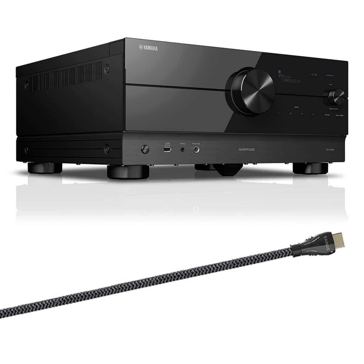 ヤマハ AVENTAGE RX-A6A ブラック RX-A6A AV Receiver, 9.2 Channel & 8K HDMI - Yamaha USA