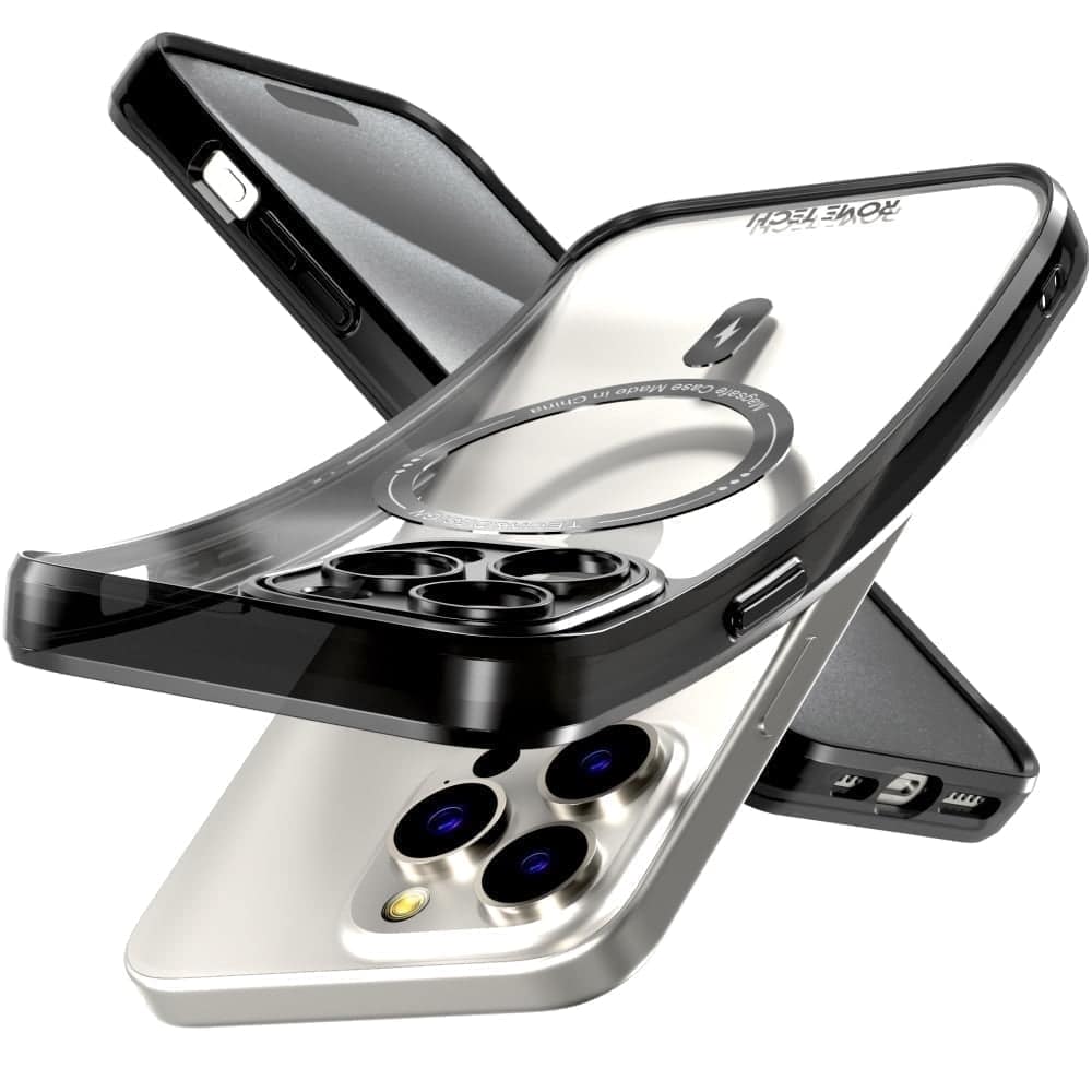 RomeTech - Rome Tech Clarity Case for iPhone 14 Pro Max - Black