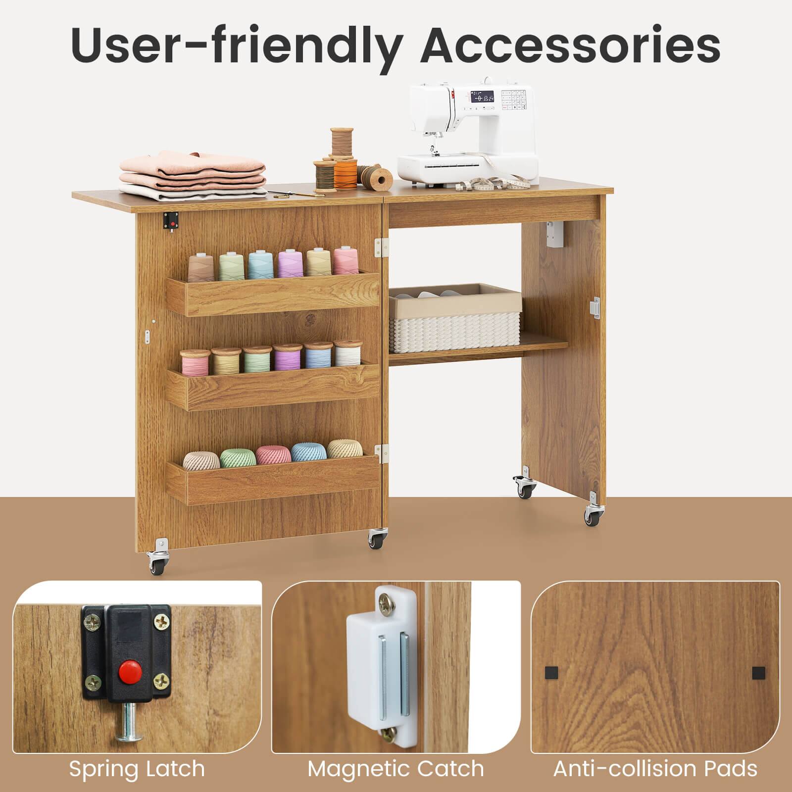 User-friendly Accessories

- Spring Latch
- Magnetic Catch
- Anti-collision Pads