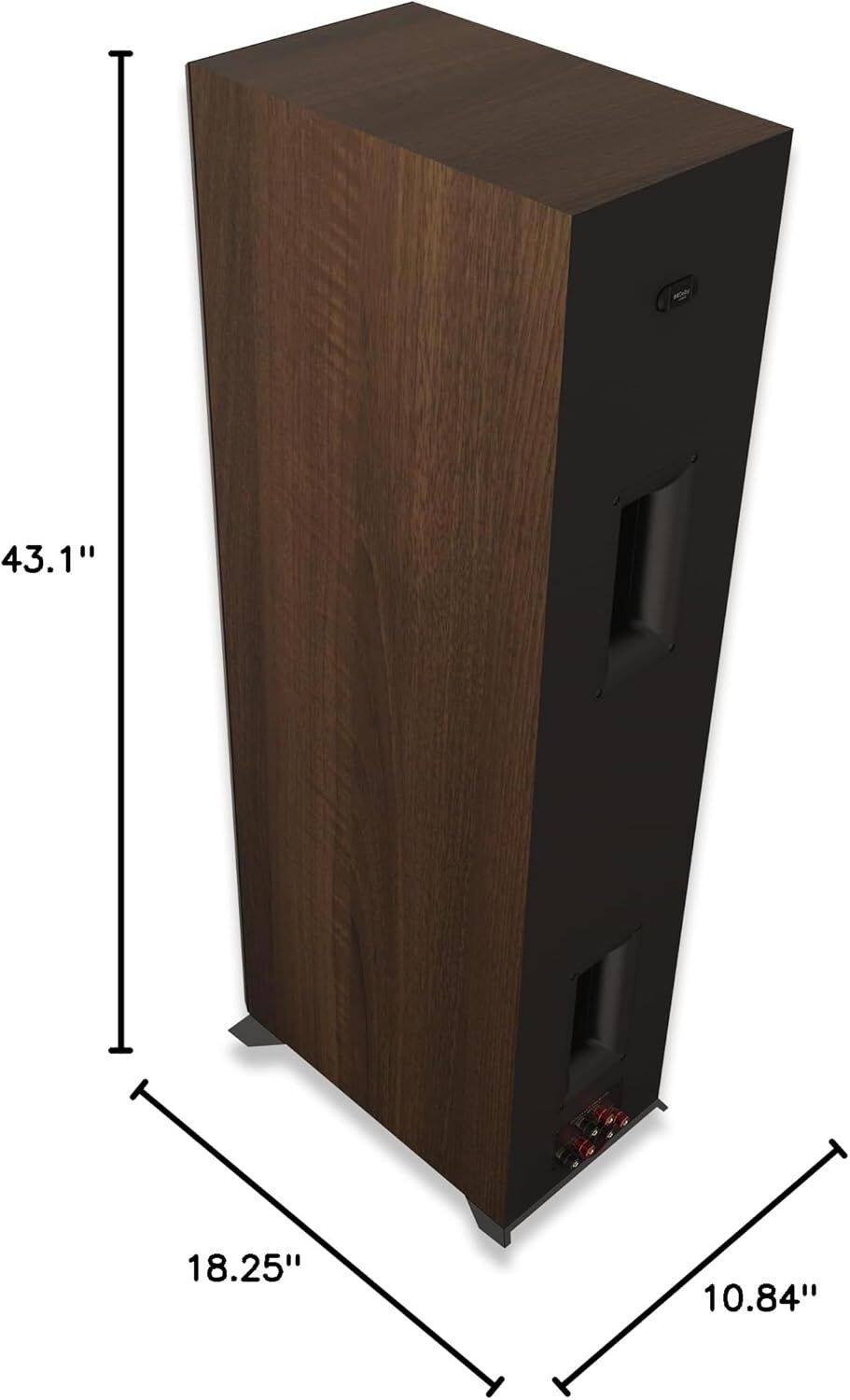 43.1" x 18.25" x 10.84"