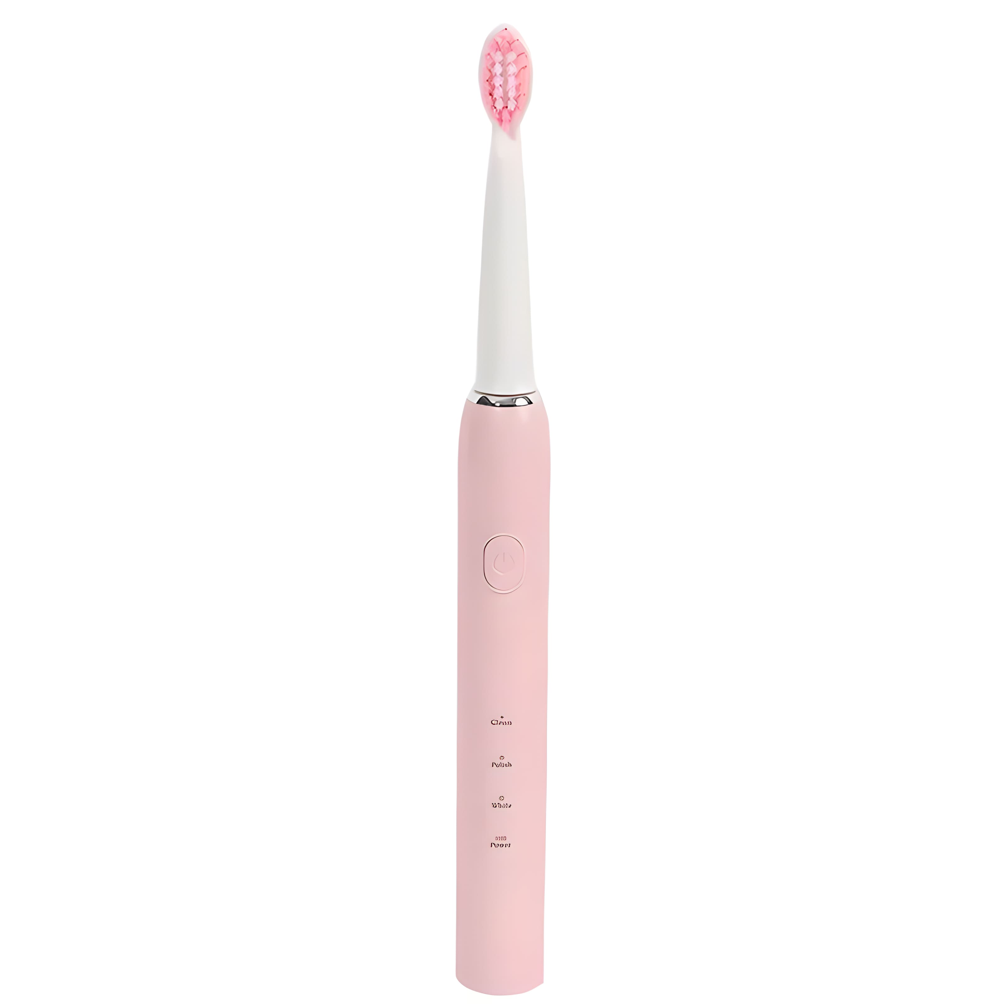 Cluzine- Pink Sonic Electric Toothbrush, 4 Modes, 100-Day Battery, IPX7 Waterproof for Daily & Travel Use