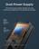 Dual Power Supply
The dual power supply design ensures continuous operation during battery swaps.
- 10,000mAh Rechargeable Battery
- 750mAh Built-In Lithium Backup Battery
Note: The 750mAh lithium backup battery is non-removable and is powered by the main battery.