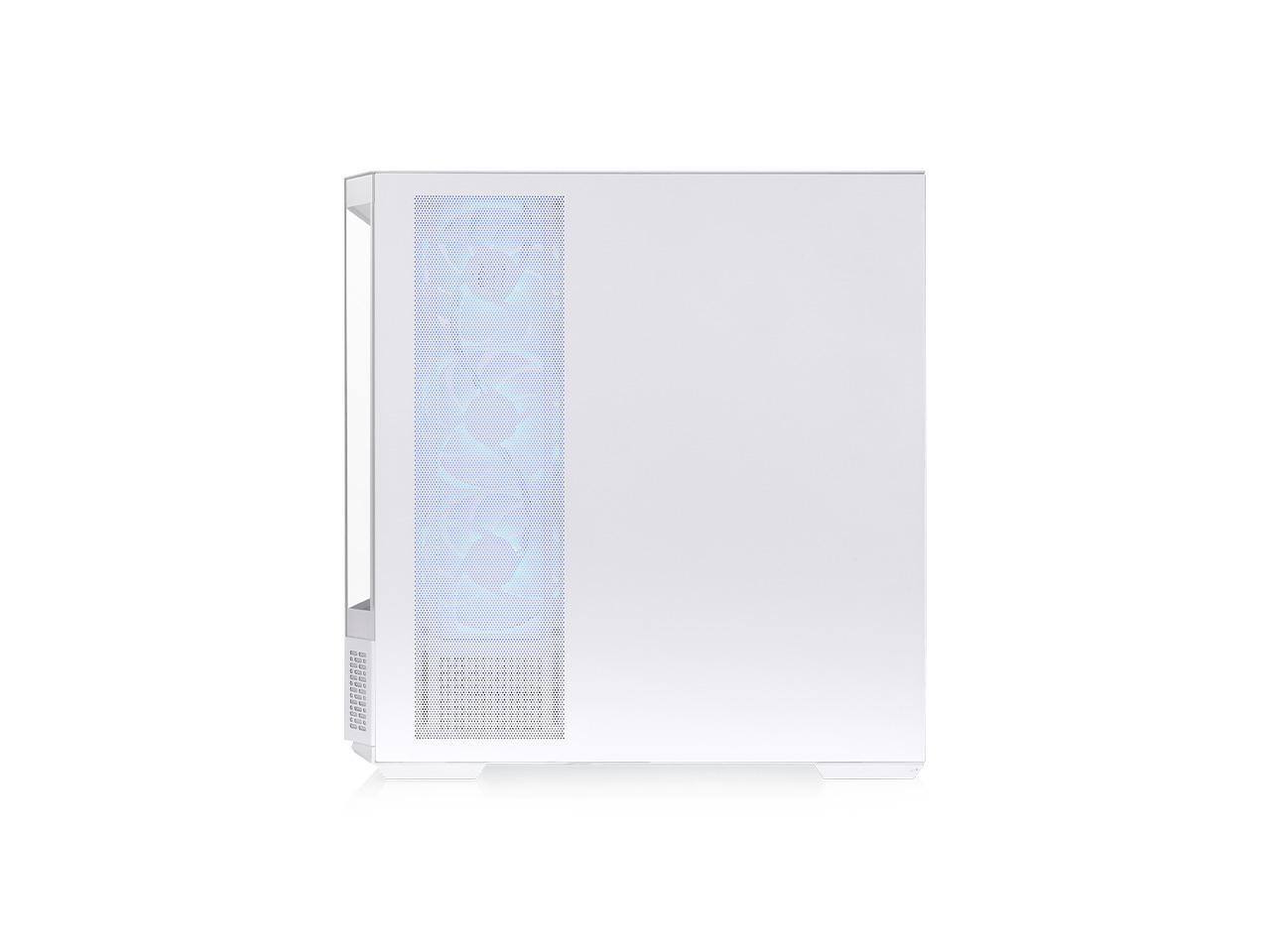 Alt View 2. Thermaltake - Thermaltake View 370 TG ARGB Mid Tower with ARGB Fans, 360mm Radiator Support, 420mm GPU Clearance - Snow.