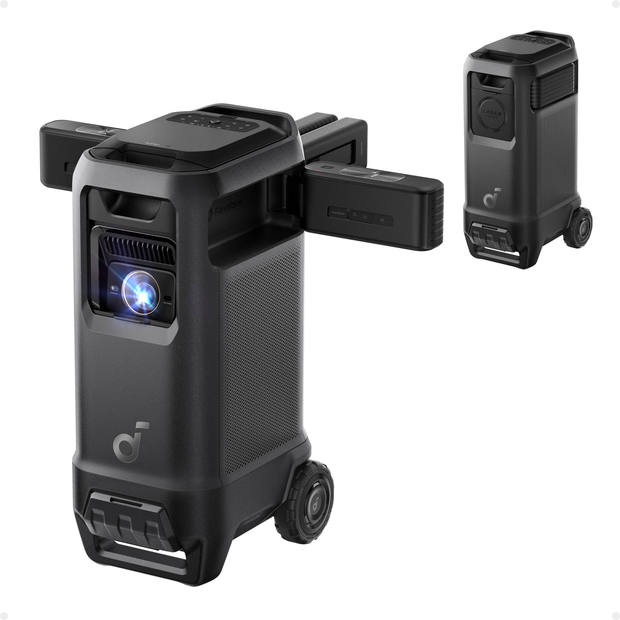 Soundcore Nebula X1 Pro Triple Laser 4K Home & Outdoor Cinema Projector, 3500 ANSI Lumens Mobile Theater, 7.1.4 Spatial