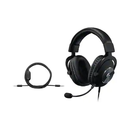 Front. Logitech - Logitech G Pro X SE Wired Gaming Headset with Detachable Mic, DTS 7.1, 50mm Drivers, USB DAC, Black.