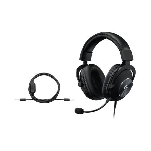 Front. Logitech - Logitech G Pro X SE Wired Gaming Headset with Detachable Mic, DTS 7.1, 50mm Drivers, USB DAC, Black.