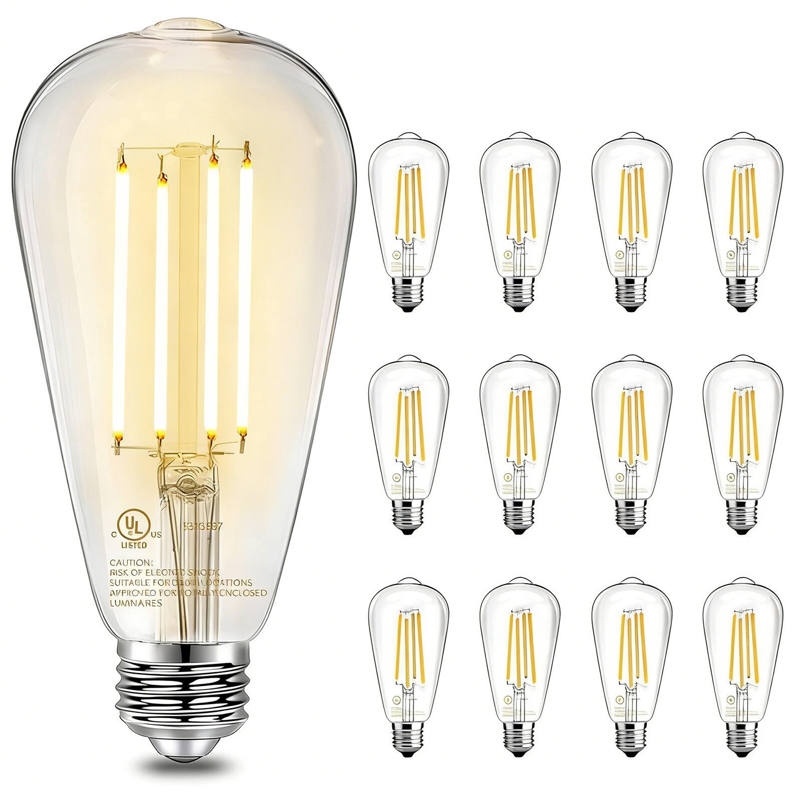 C 6 VS LISTED  
813897  
CAUTION: RISK OF ELECTRIC SHOCK  
SUITABLE FOR OPEN LOCATIONS  
APPROVED FOR USE IN CLOSED LUMINAIRES