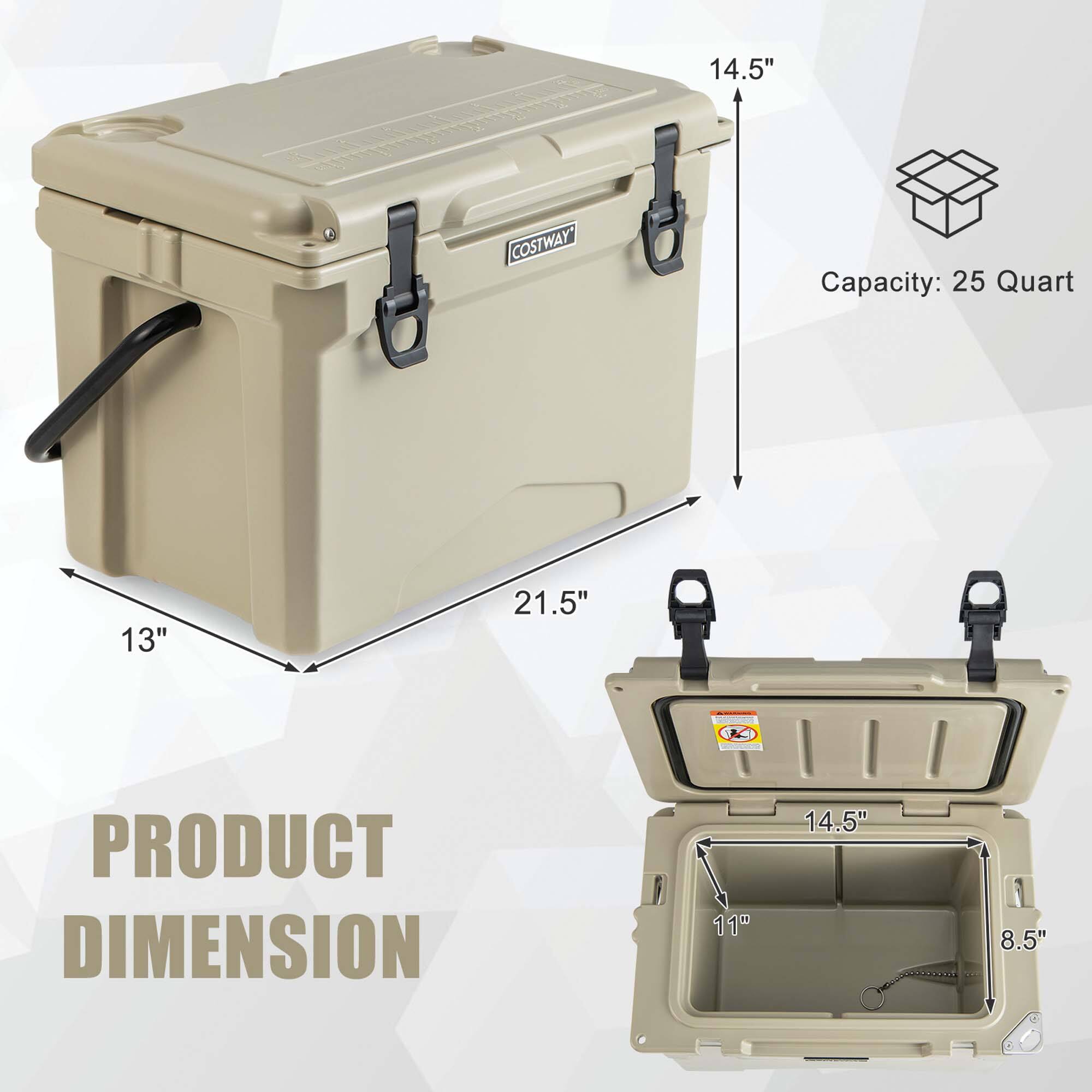 14.5"  
COSTWAY  
Capacity: 25 Quart  
13" 21.5"  
PRODUCT DIMENSION  
11" 14.5" 8.5"