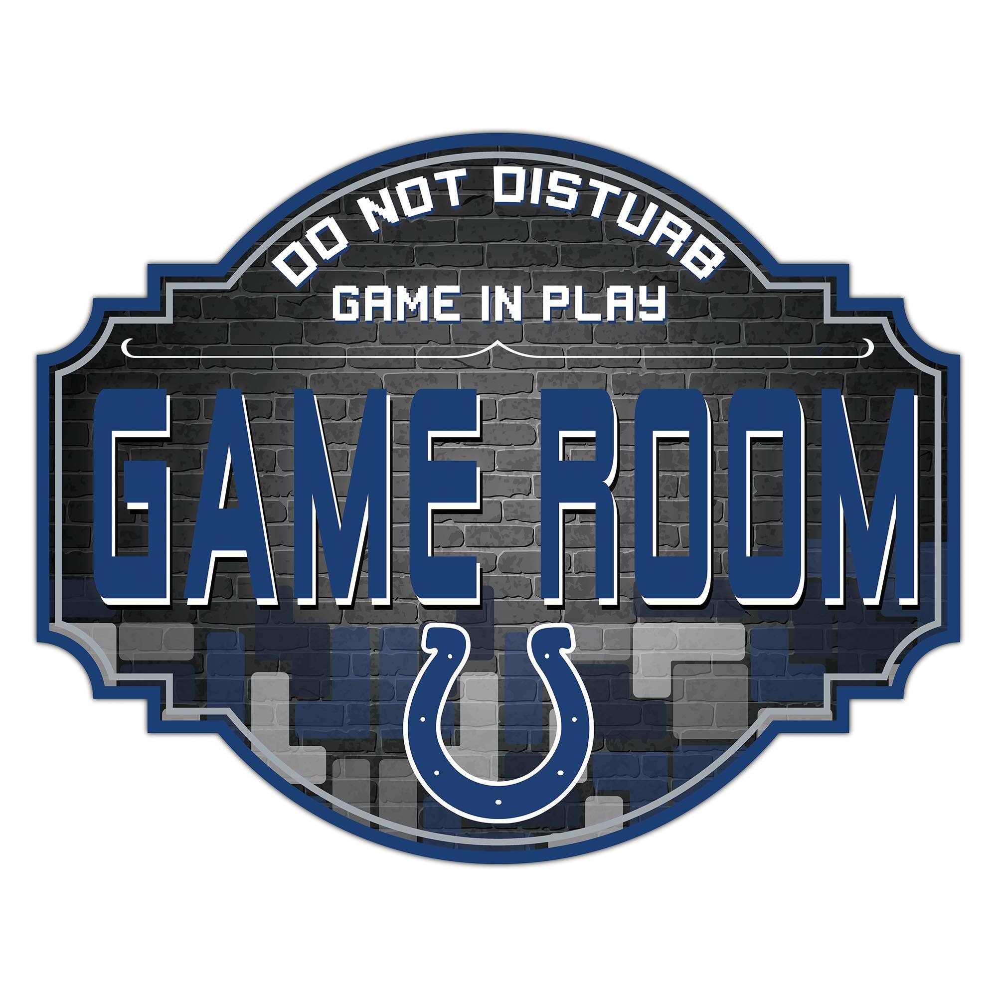 Indianapolis Colts 12'' Game Room Tavern Sign